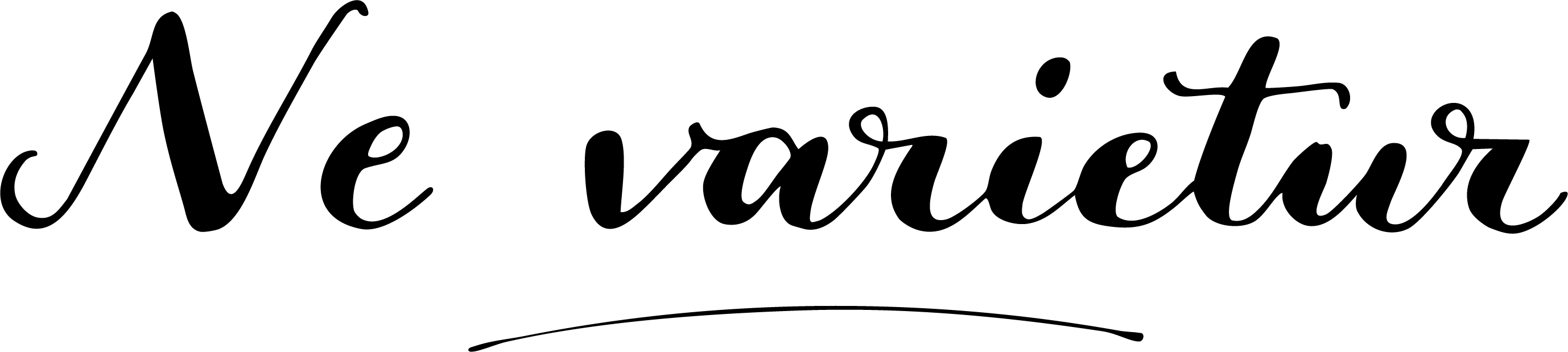 Logo Ne Varietur