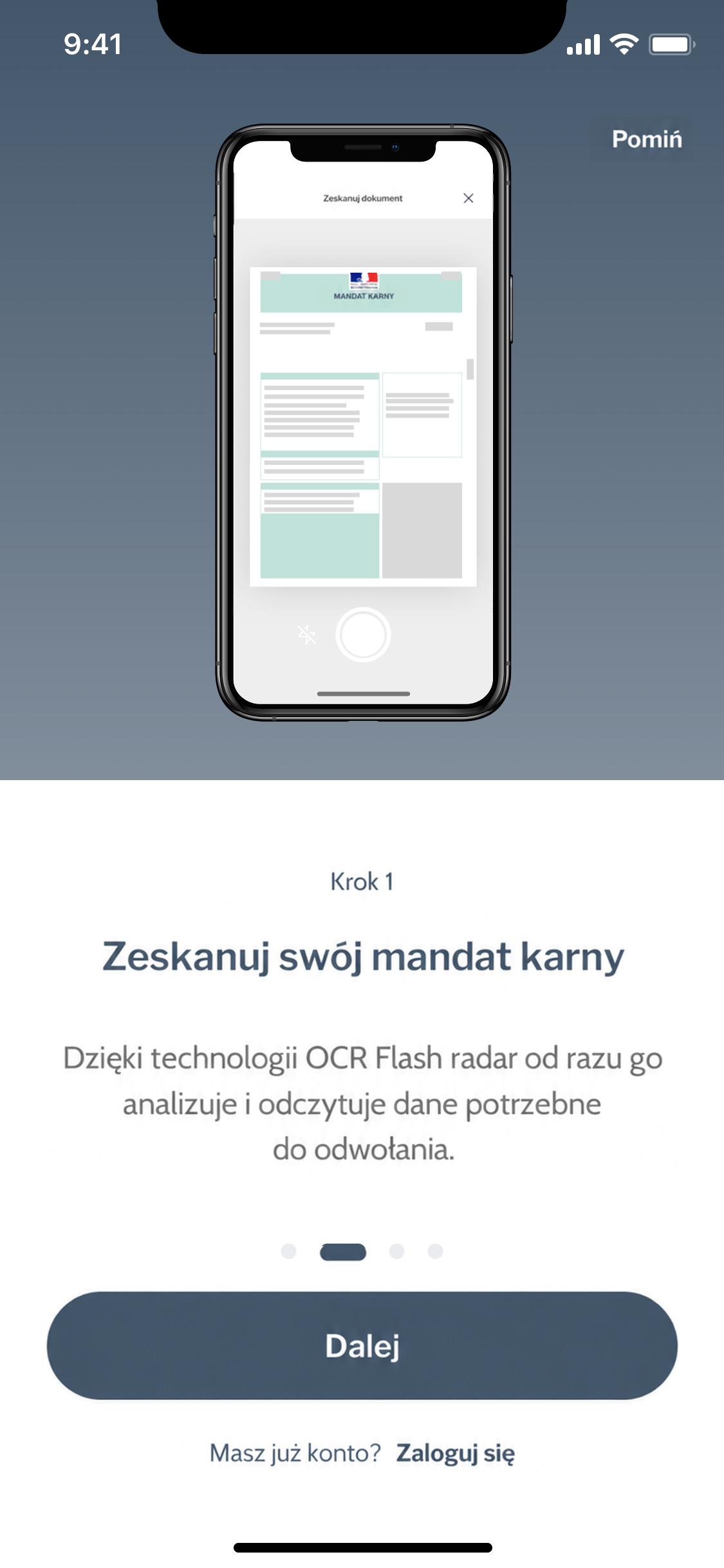 Maquette mobile Flash Radar