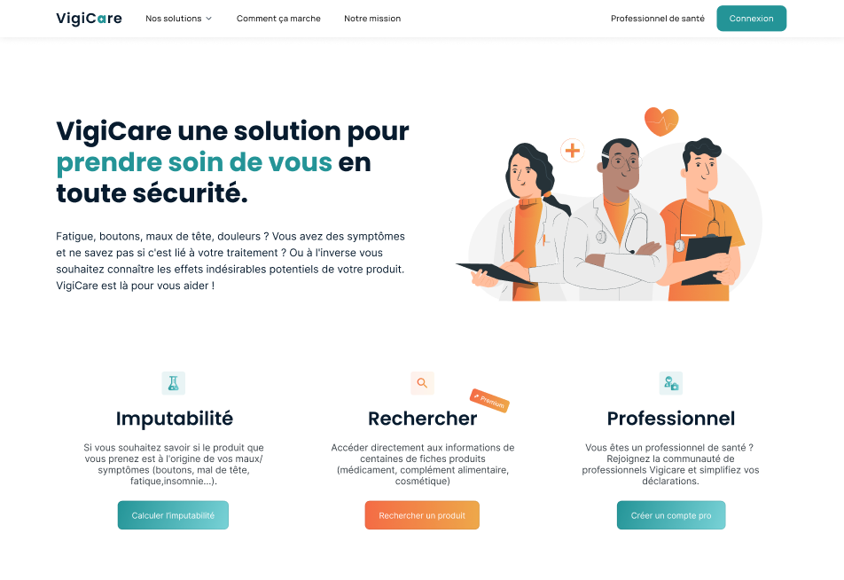 Vitaregul Web Mock-up