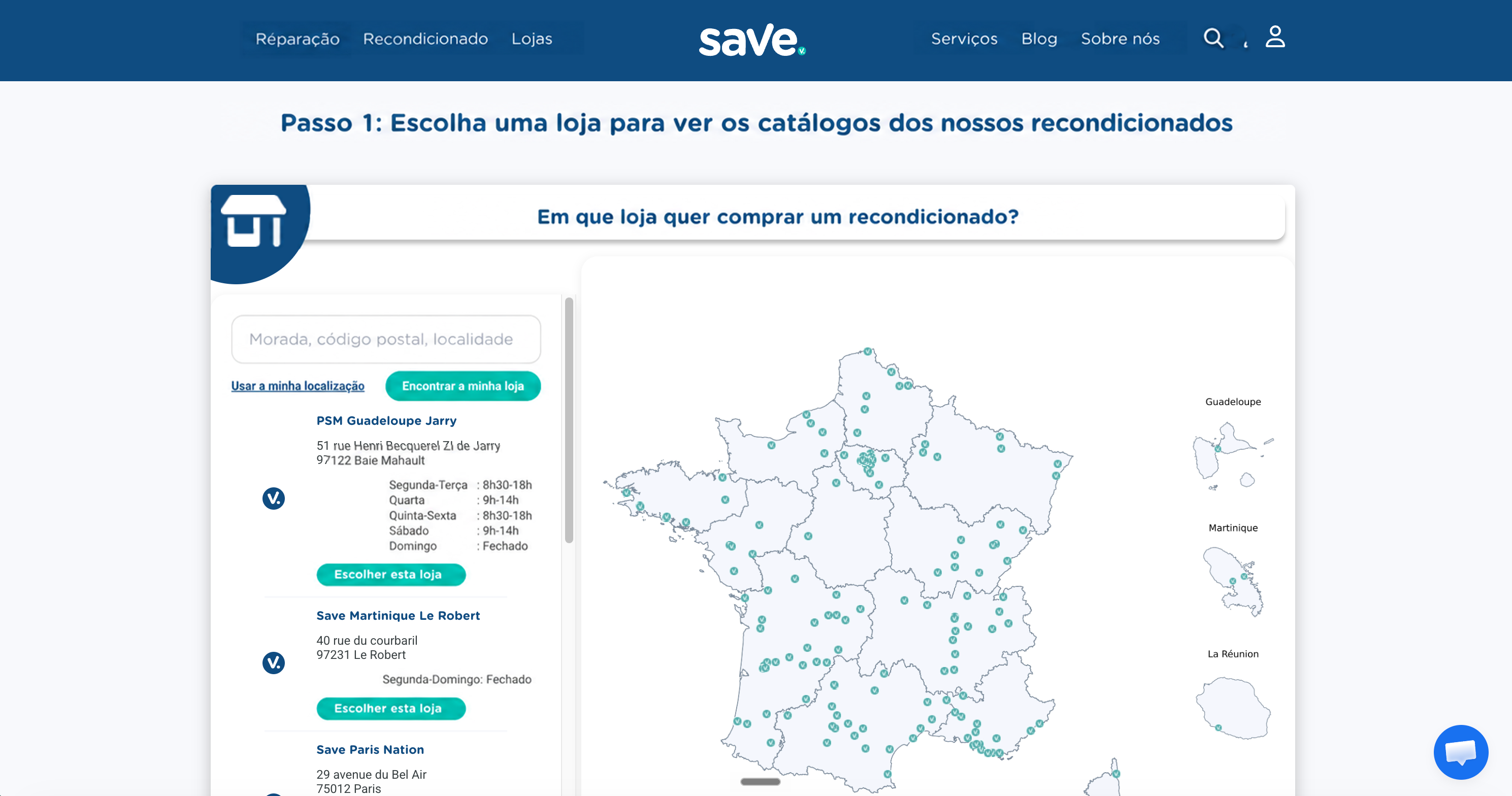 Maquette web Save
