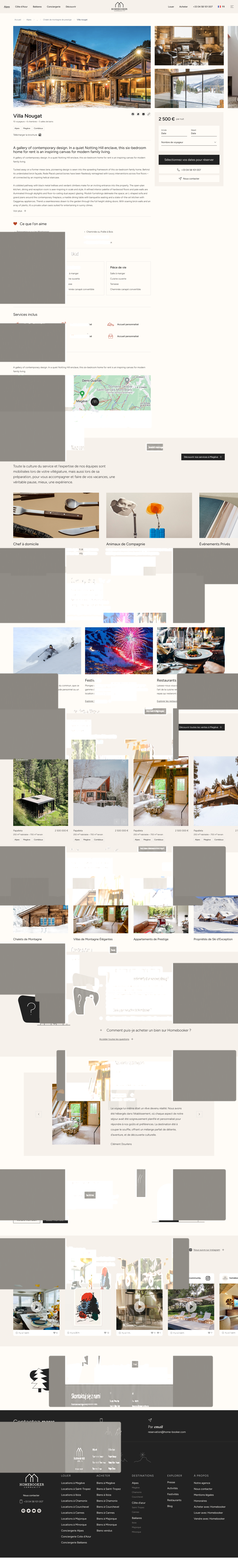 Maquette web Homebooker
