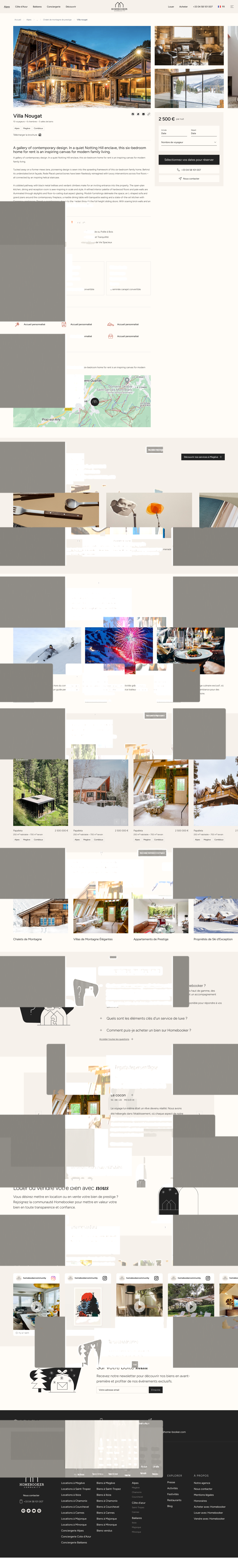 Maquette web Homebooker
