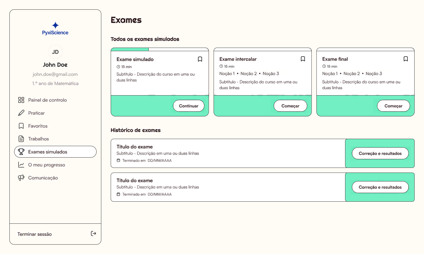 Maquette web PyxiScience