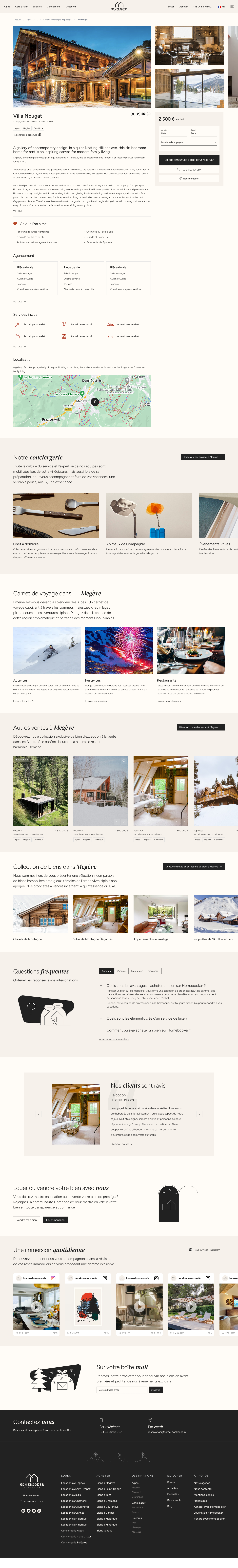Maquette web Homebooker