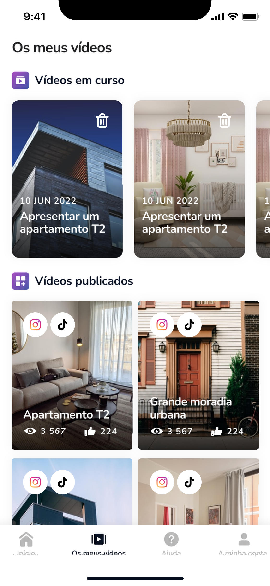 Maquette mobile Just Smart Video