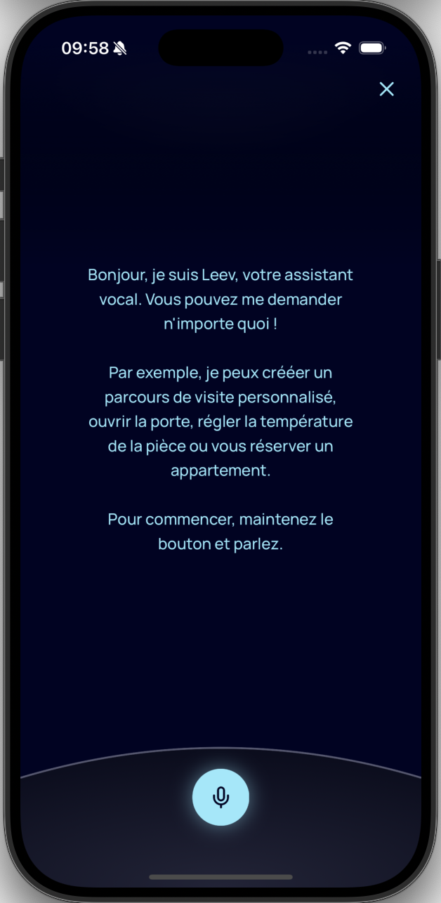 Maquette mobile Leev