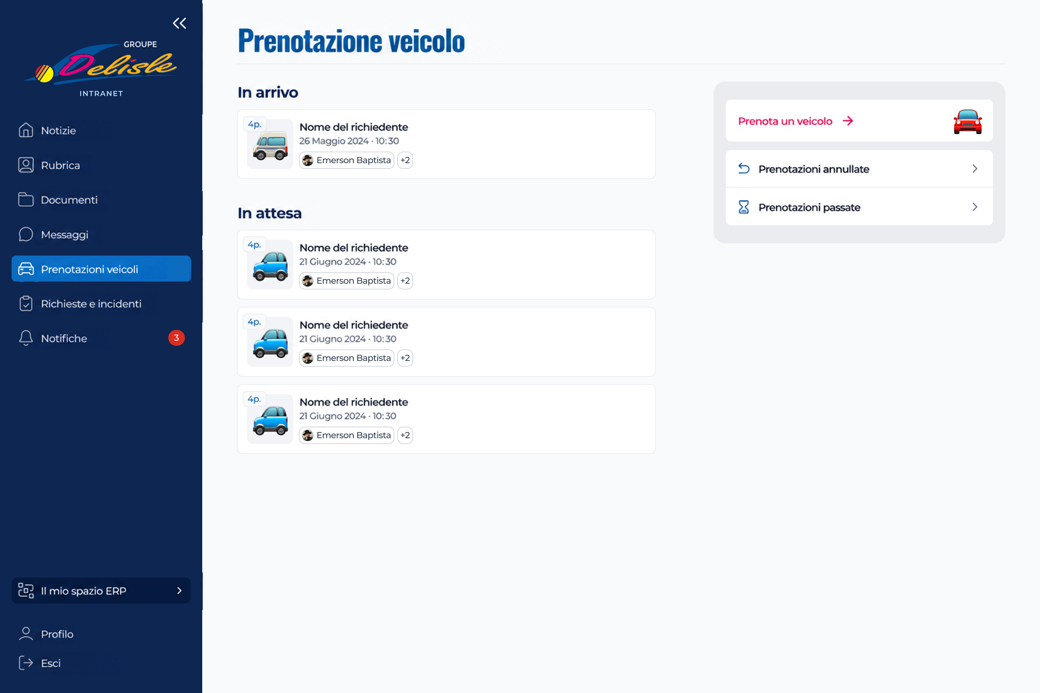 Maquette web Groupe Delisle
