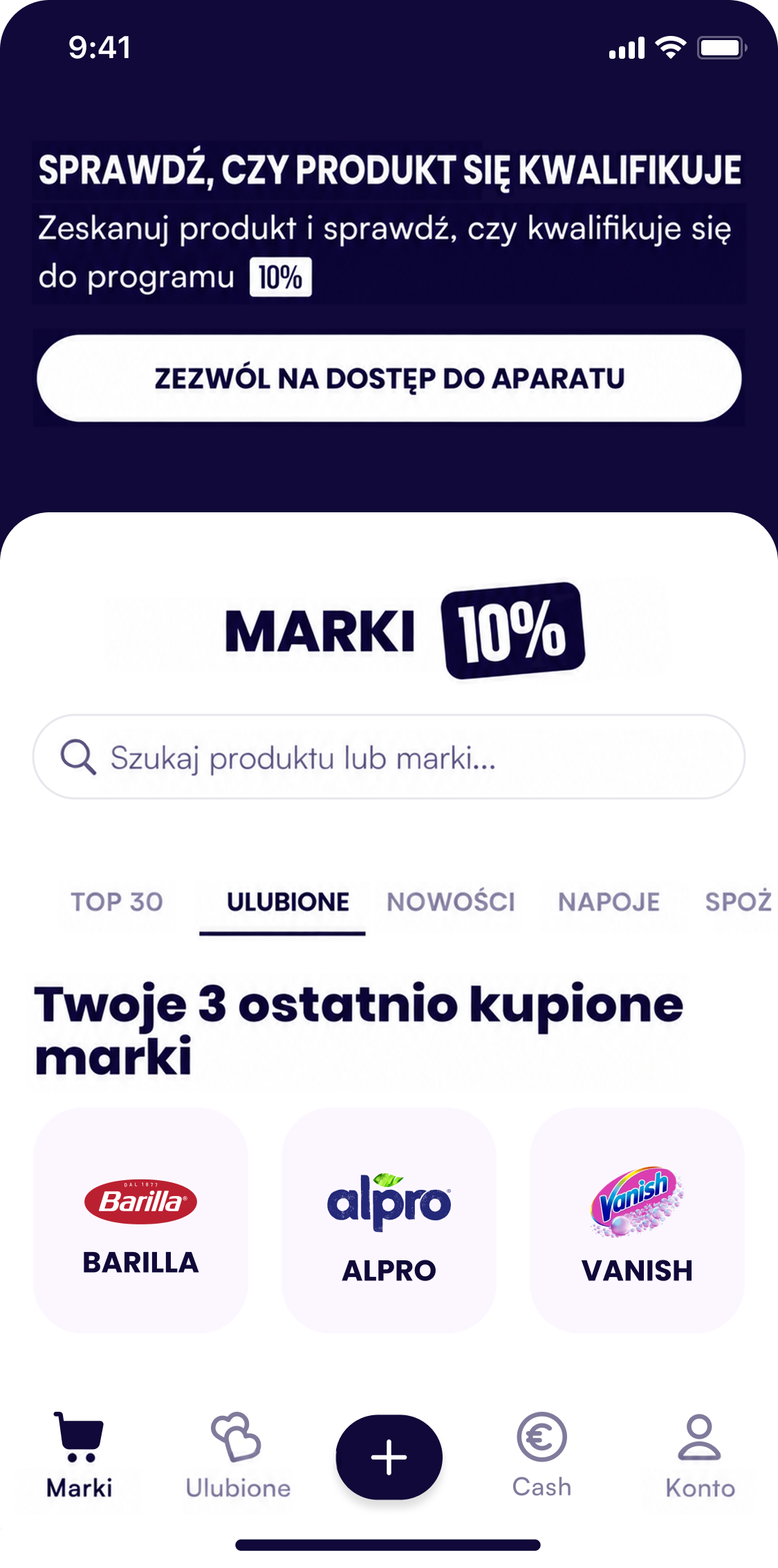 Maquette mobile Dix pourcent