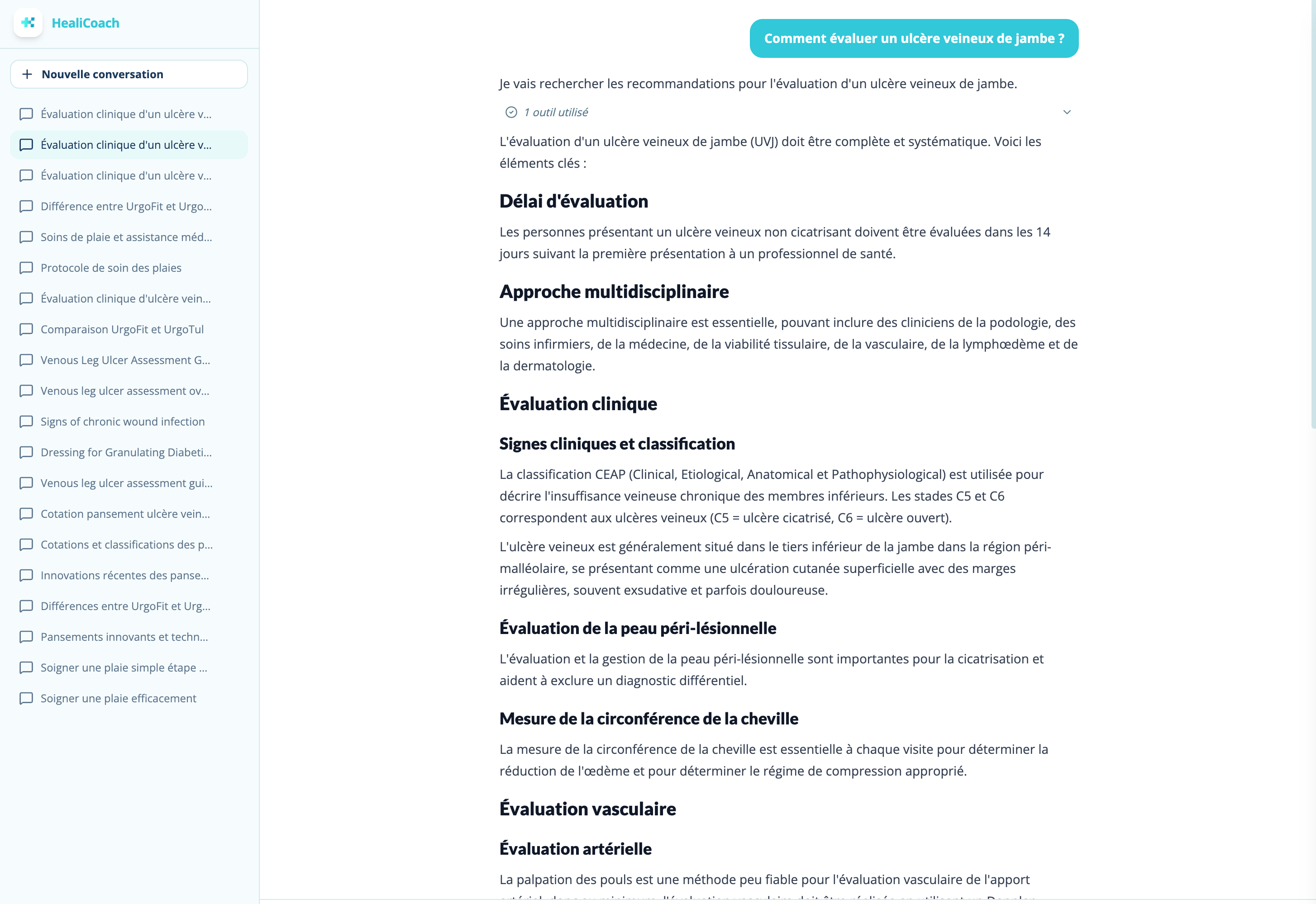 Maquette web Urgo Healico