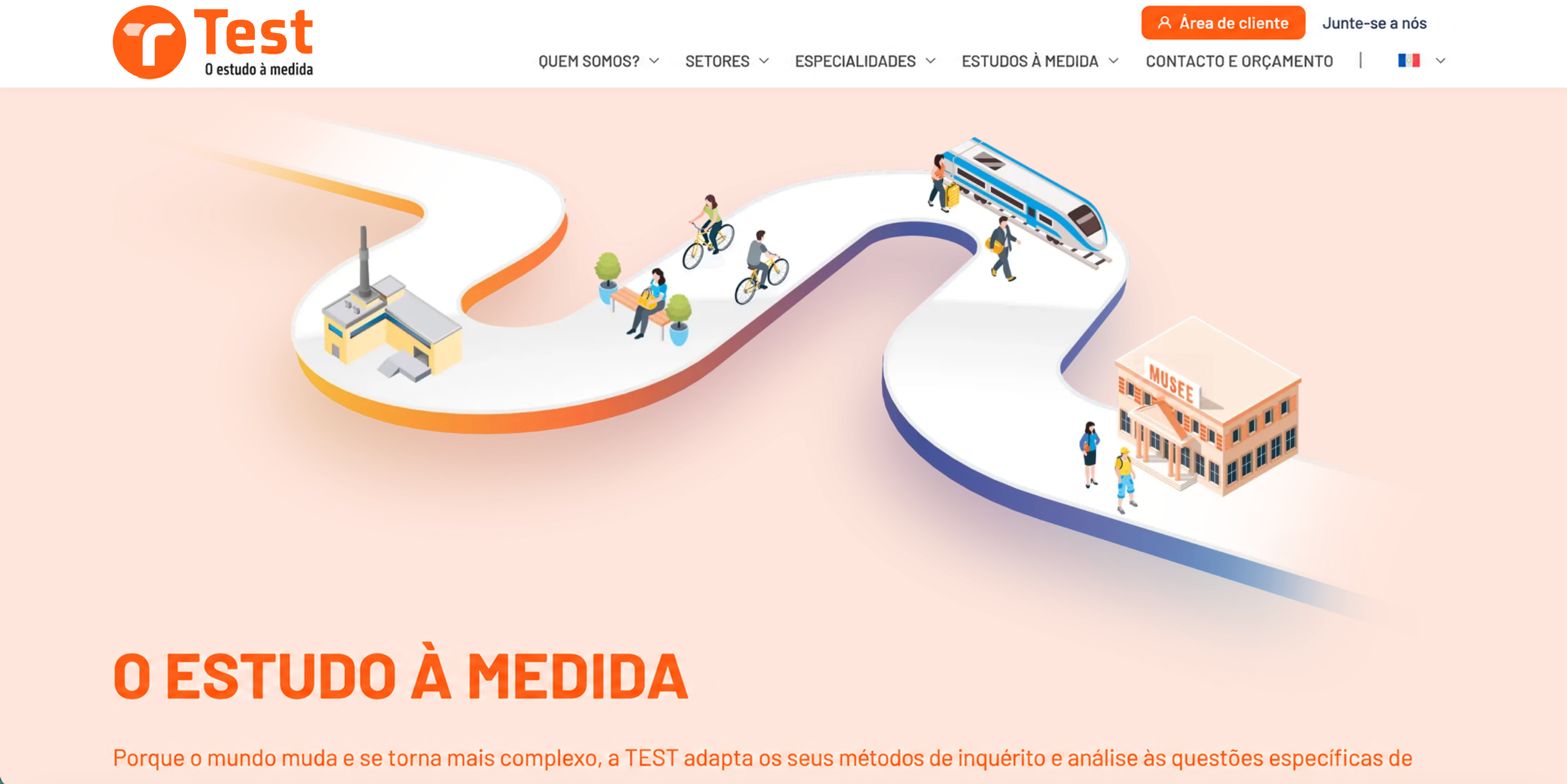 Maquette web TEST SA