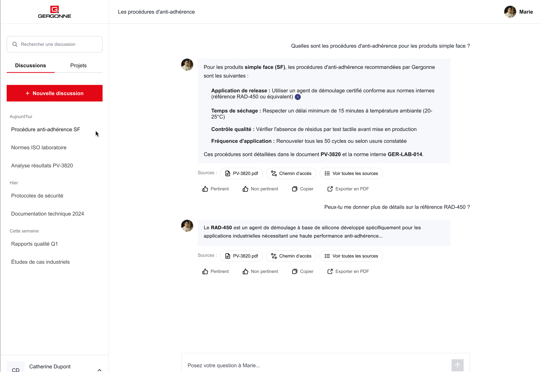 Gergonne Industrie web mockup