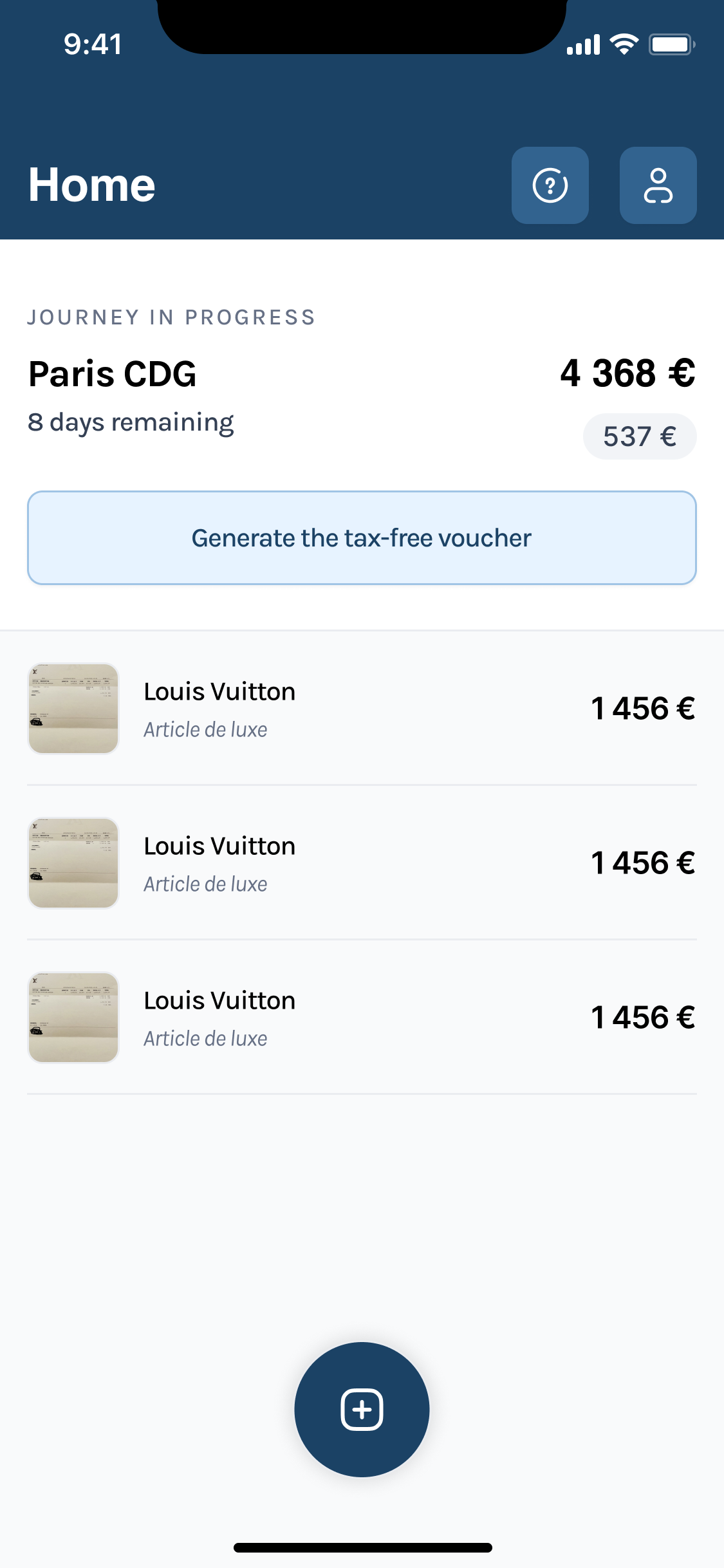 Maquette mobile IDTAX