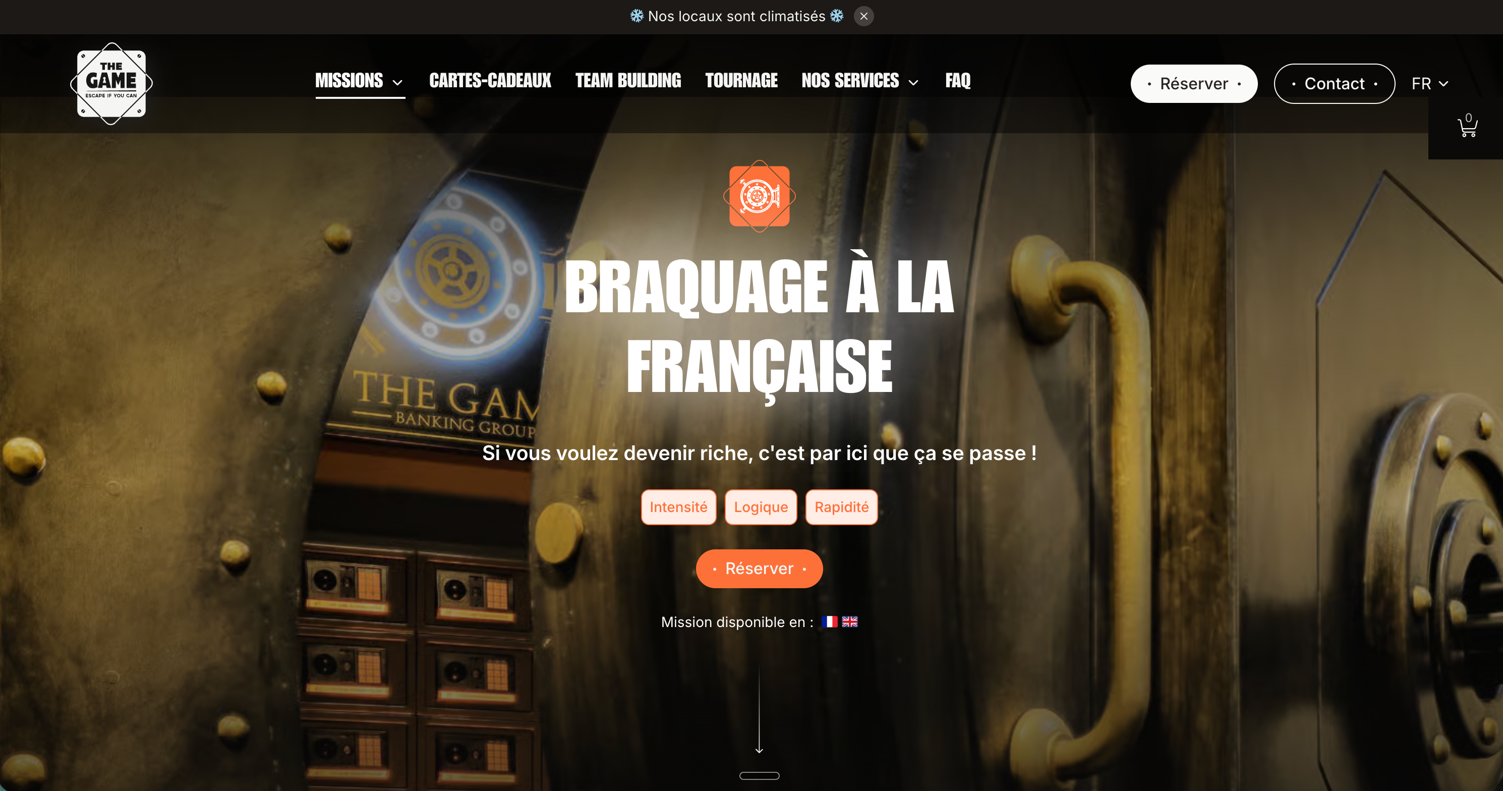 The Game Web Mock-up