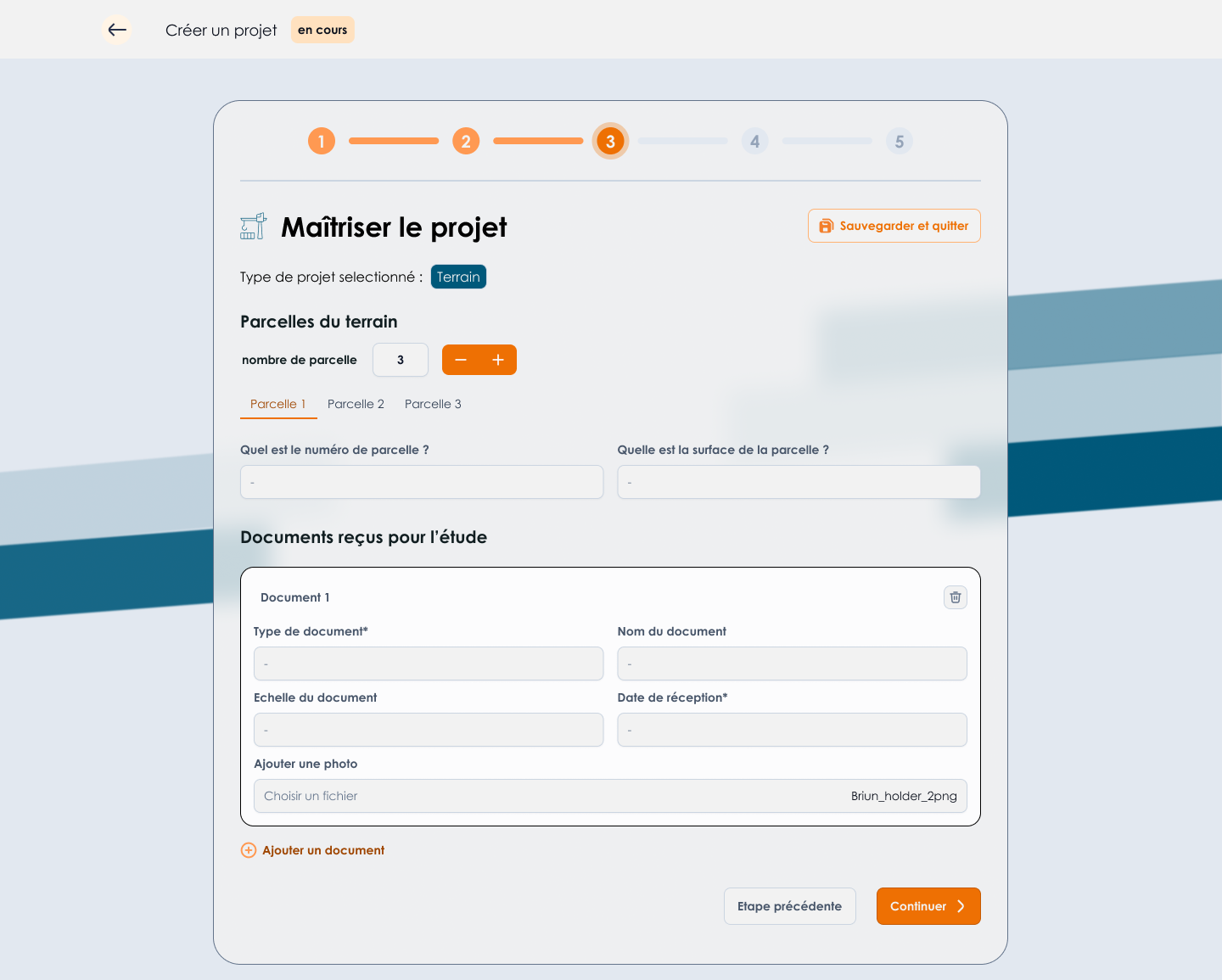 Maquette web Fondatec