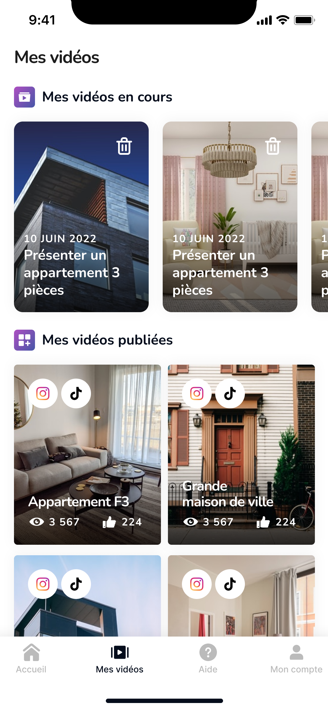 Maquette mobile Just Smart Video