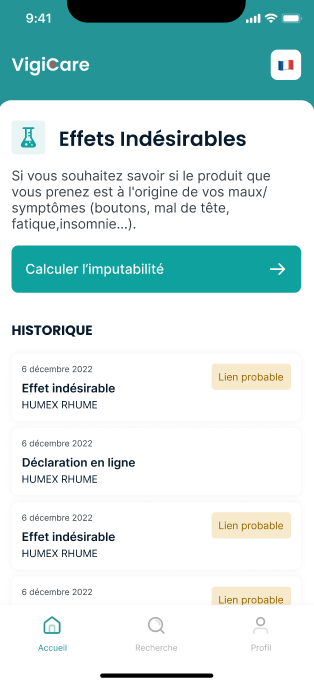 Vitaregul Mobile Mock-up