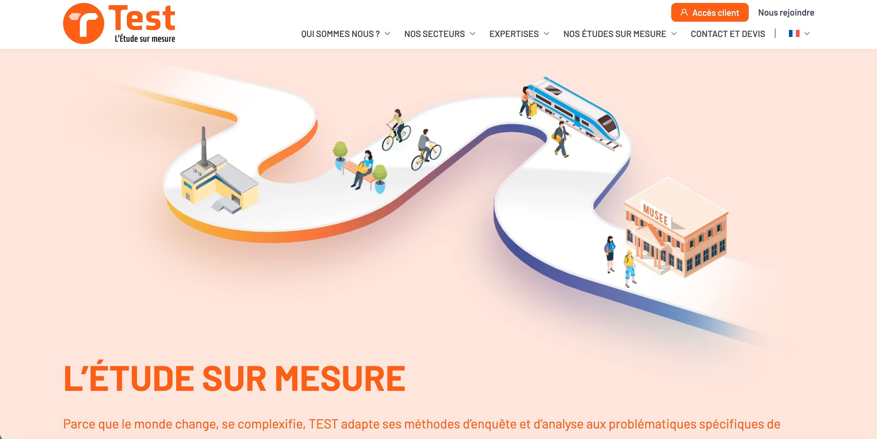 Maquette web TEST SA