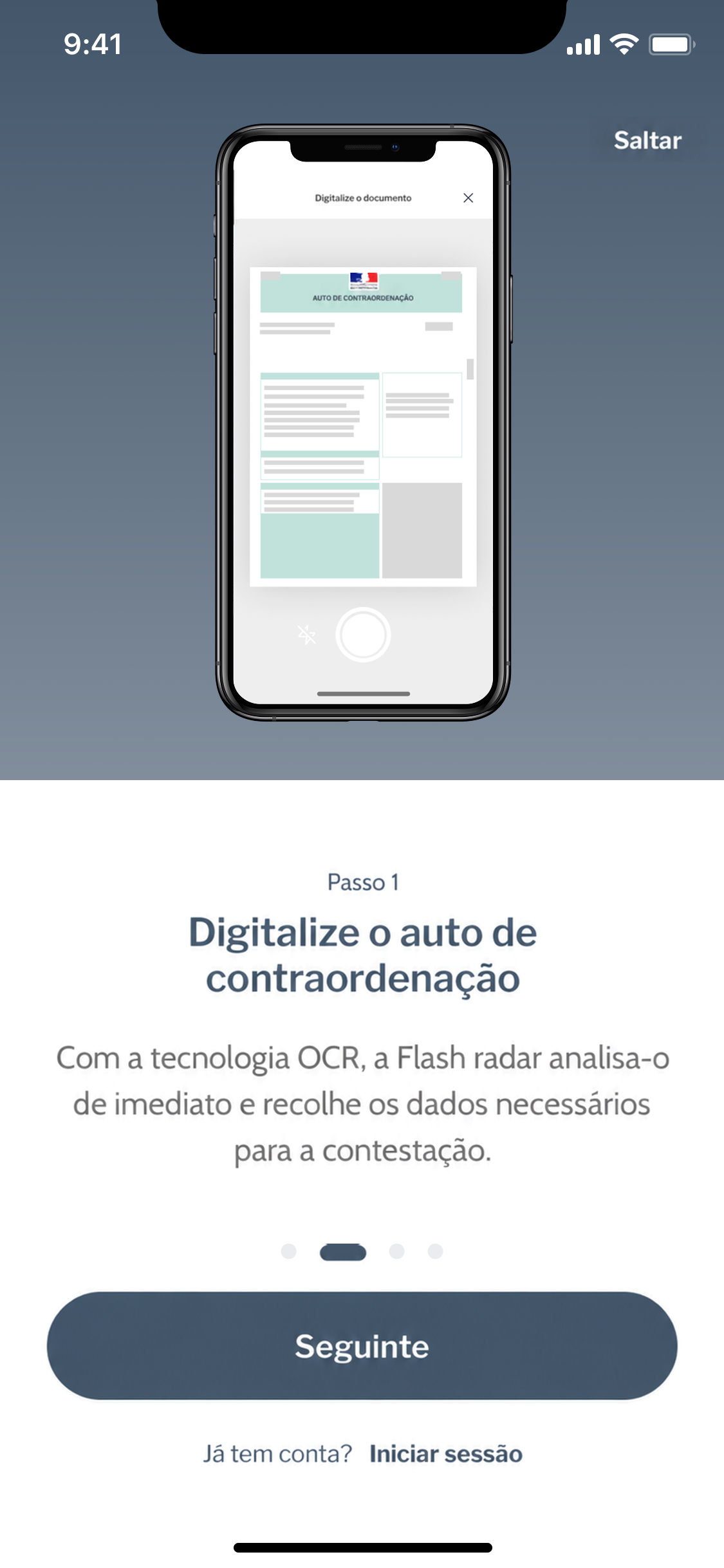 Maquette mobile Flash Radar