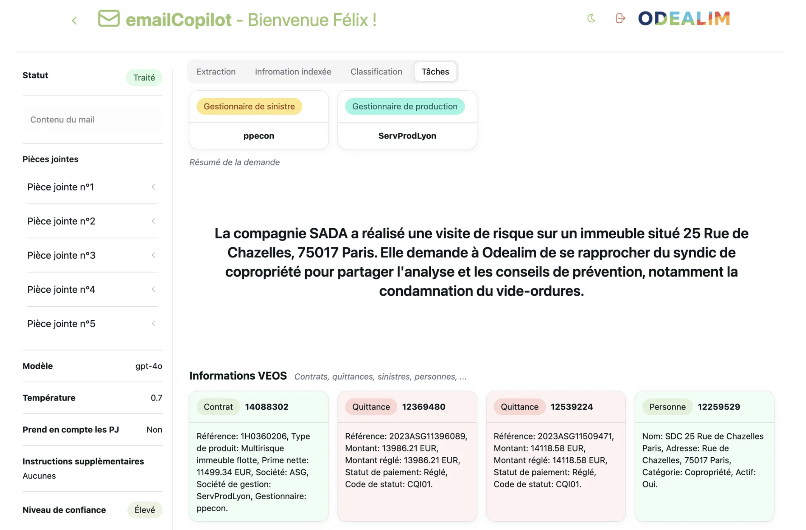 Maquette web Groupe Odealim