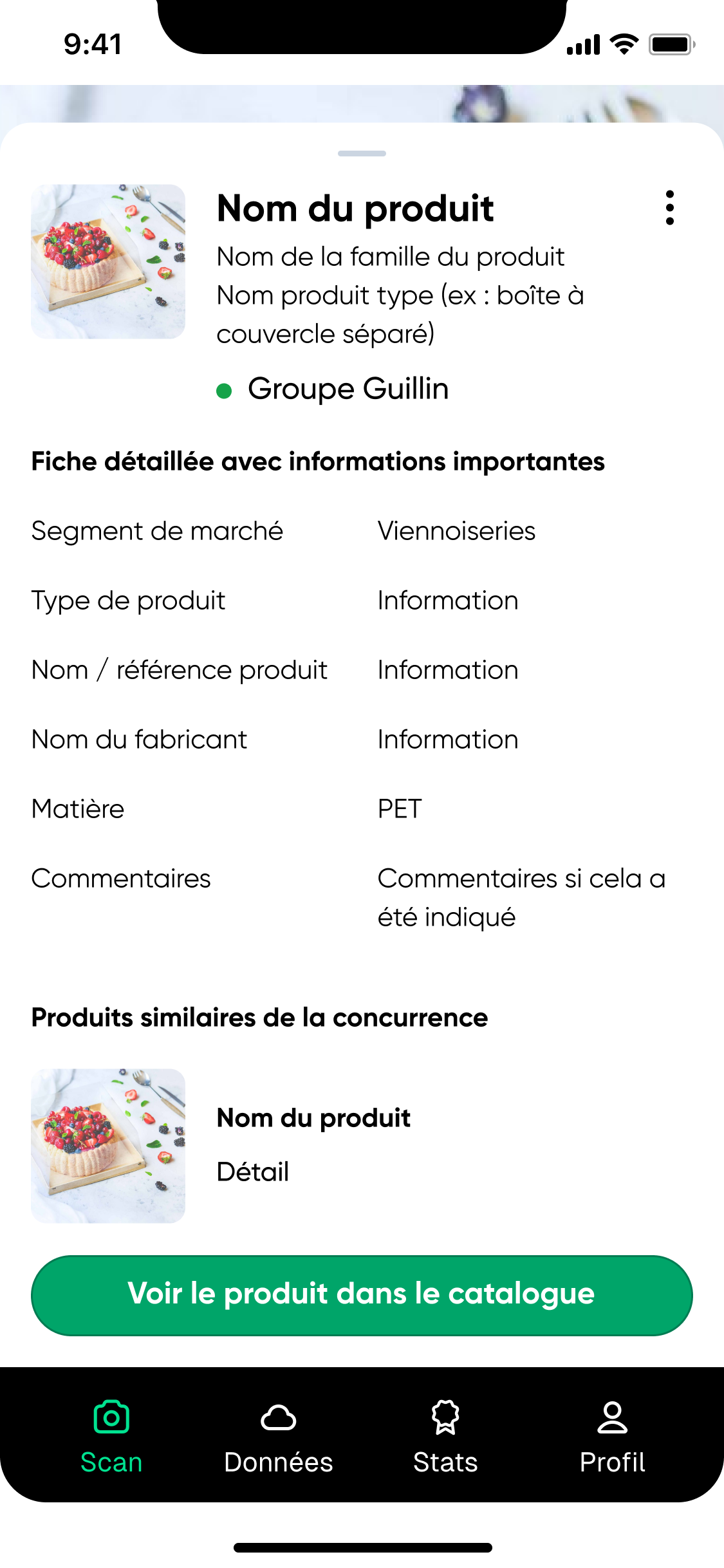 Maquette mobile Groupe Guillin